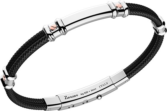Bracelet Zancan Homme in Argent EXB577-NE - EXB577-NE
